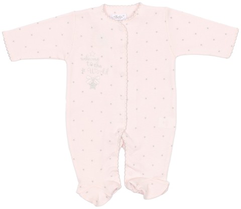 Розовый комбинезон с ножками Sofija Gwiazdeczka