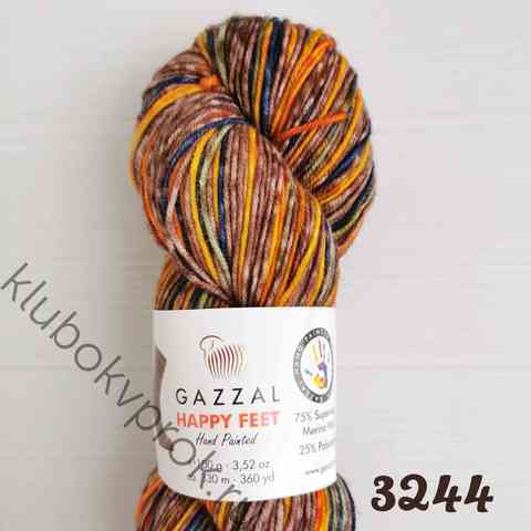 GAZZAL HAPPY FEET 3244, Коричневый/синий/оранжевый