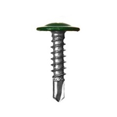 Саморезы прессшайба сверло 4,2х19(6005) зеленый (кг)