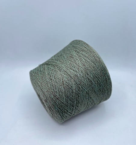 Zegna Baruffa (пр.Италия), art-Kent , 2/18 900м/100 гр. 100% Меринос, цвет-Зеленый сапфир,мелаж ,арт-28673