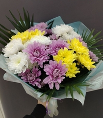 Хризантемы микс (7 веток)