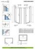 Дверь душевая в нишу Radaway Fuenta New DWJS 384030-01-01R
