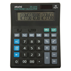 Калькулятор настольный Attache Economy 16 разр., чёрный
