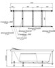 Aquanet 243000 Каркас сварной для ванны 170 BORNEO CARIBA (243000)