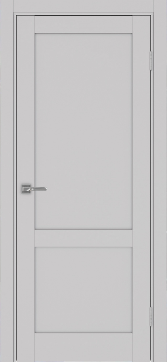 Дверь межкомнатная Оптима Порте Турин 502.11, цвет пепельный, экошпон, глухая