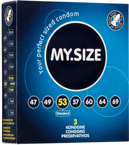 Презервативы MY.SIZE размер 53 - 3 шт. - My.Size My.Size MY.SIZE №3 размер 53