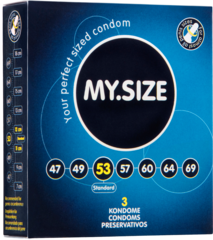 Презервативы MY.SIZE размер 53 - 3 шт. - 
