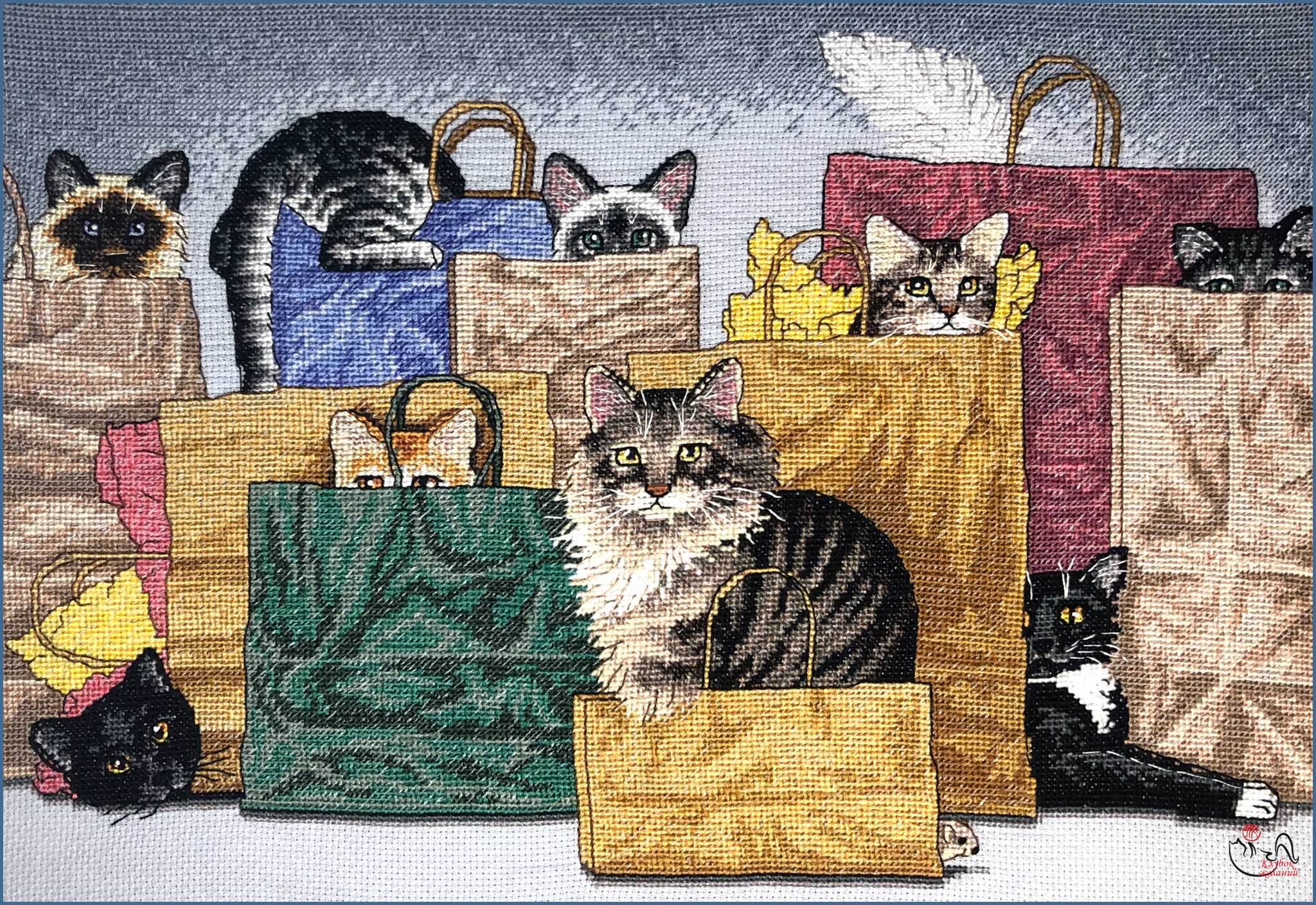 Схема вышивки «Кошка у окошка...» (№248382)