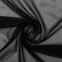 Сетка подкладочная, 90 гр/м2, 155 см, чёрный