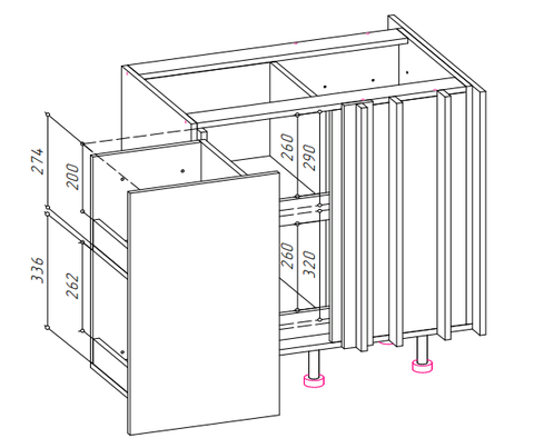 YourHouse Стол под остров СП-750