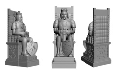 Силиконовые молды Шахматы Рыцари 3 D . Набор 6 штук