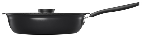Сотейник Fiskars Functional Form 1026575 d=26см (с крышкой) черный