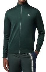 Куртка теннисная Lacoste Tennis Zipped Ripstop Tennis Sweatshirt - dark green