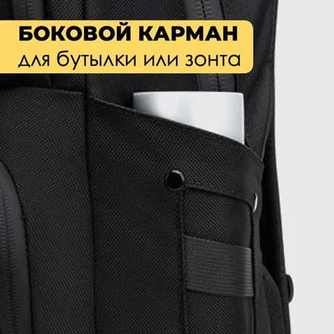 Картинка рюкзак городской Ozuko 9687 Black - 13