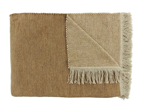 Плед 150x200 Claudi Unami Camel коричнвый