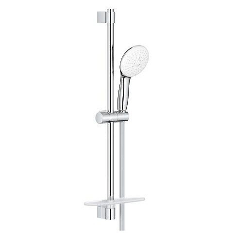 Grohe 27927003 Tempesta 110 Душевой гарнитур, лейка 3 режима, штанга 600 мм, 13,5 л/мин, с полочкой