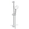 Grohe 27927003 Tempesta 110 Душевой гарнитур, лейка 3 режима, штанга 600 мм, 13,5 л/мин, с полочкой