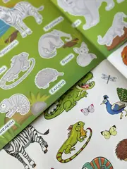 Многоразовые наклейки 