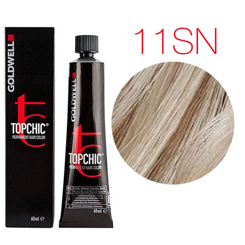Goldwell Topchic 11SN (серебристо-натуральный блонд) - Стойкая крем краска