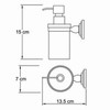 Дозатор жидкого мыла WasserKraft Isar K-7399