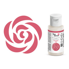 Краситель гелевый "Top Decor" жирорастворимый розовый 25  мл