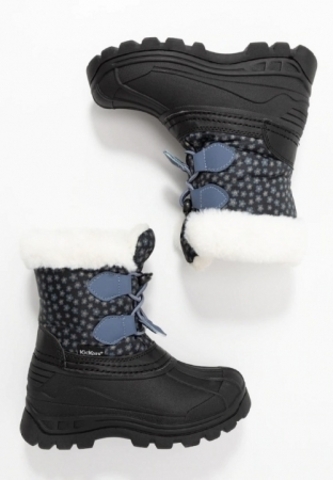 Зимние ботинки KicKers Sealsnow Black blue flowery 653262-10 84
