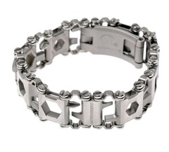 Мультитул-браслет Leatherman Tread LT Stainless Steel, узкий, 29 функций (832431) | Multitool-Leatherman.Ru