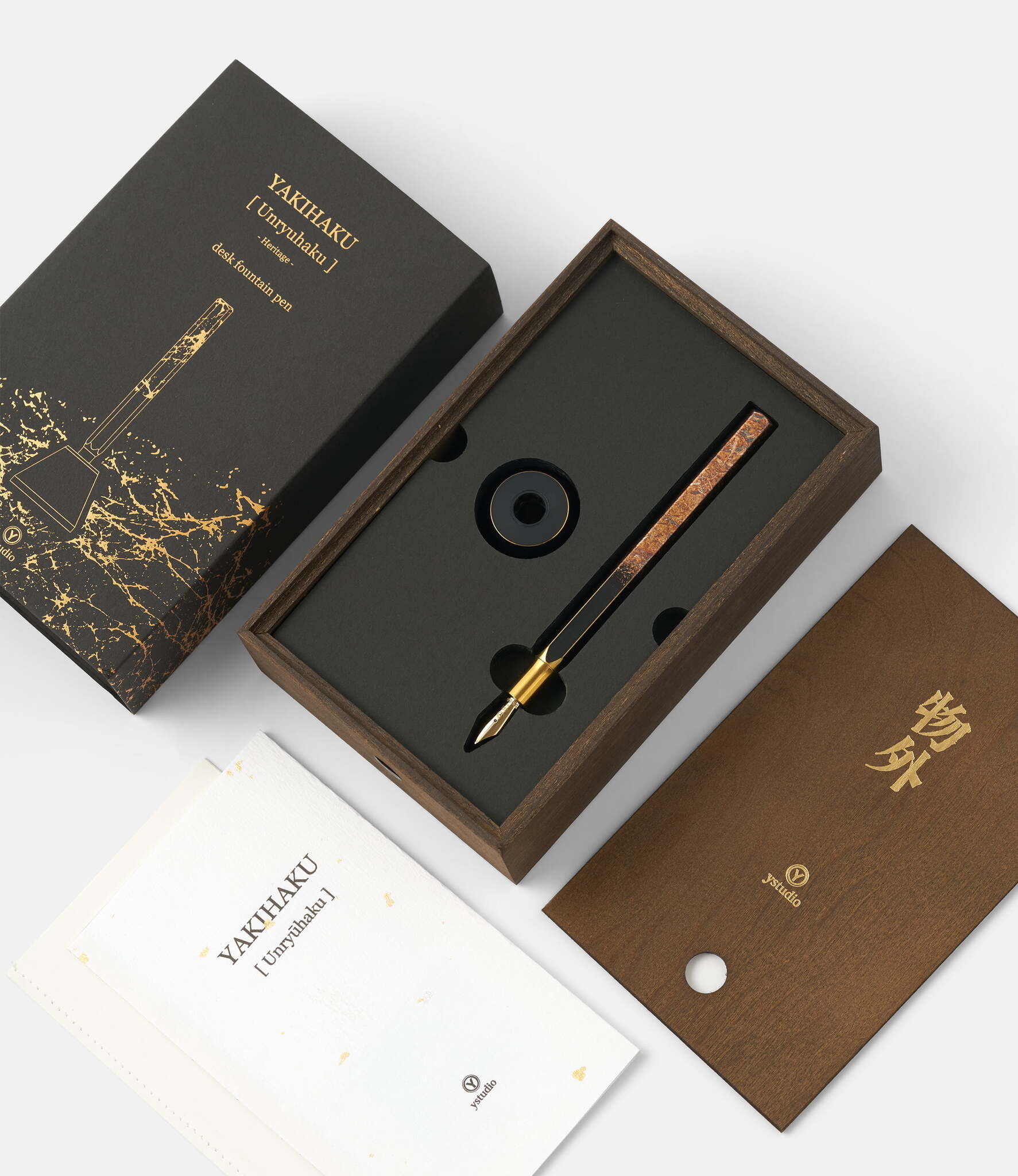 Ystudio Desk Pen Yakihaku — настольная перьевая ручка