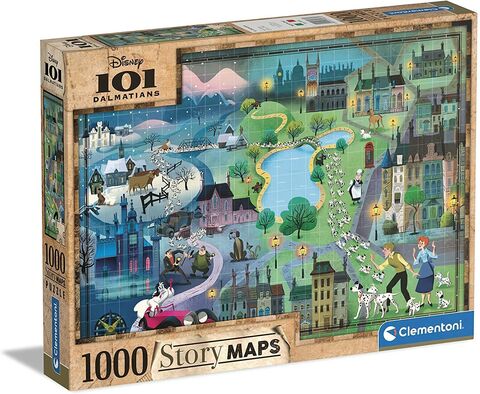 Puzzle PZL 1000 DISNEY MAPS 101 DALMAT95030069