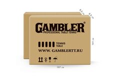 Стол теннисный GAMBLER Edition Синий