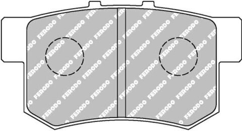 FDS956 Тормозные колодки дисковые DS PERFOMANCE