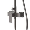 Cezares SLIDER-CD-GM SLIDER-CD-GM Душевая стойка со смесителем, оружейная сталь