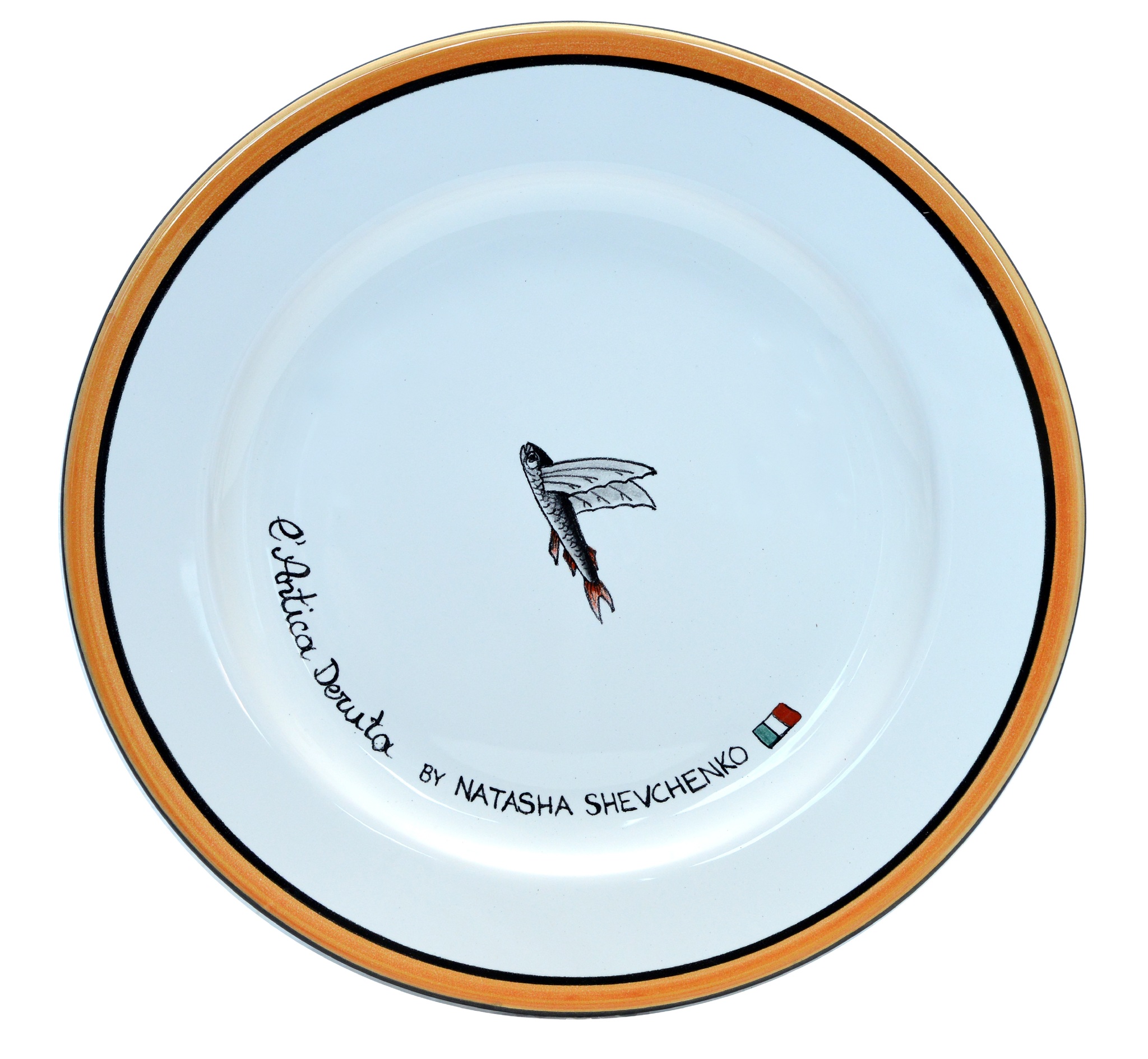 Set of plates Flying Fish collection, 4 pc.