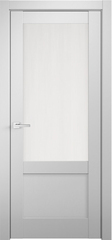 Межкомнатная дверь Аляска 13 NEW (объемная филенка) / Цвет Белый / Стекло "Сатинат" / Двери Верда