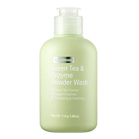 Энзимная пудра с зелёным чаем By Wishtrend Green Tea & Enzyme Powder Wash,110гр