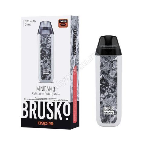 Электронная сигарета Brusko Minican 3 - Серо-белый флюид