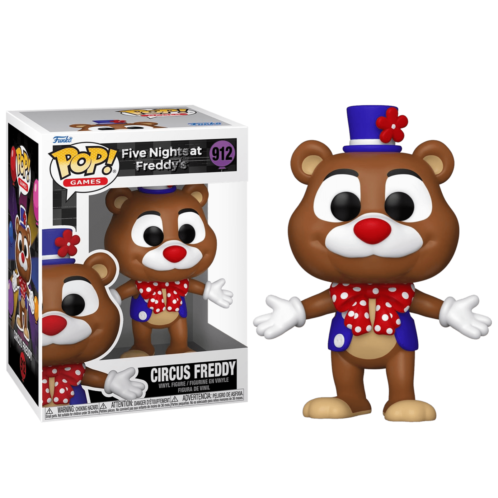 Funko Plush: Five Nights at Freddy’s: Balloon Circus - Circus Freddy 7-in  Plush