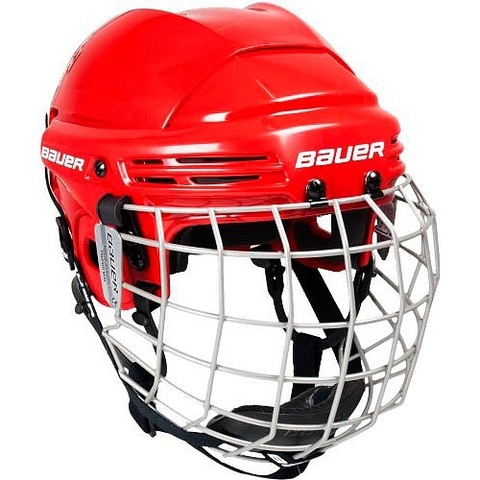 Шлем с маской BAUER 2100 JR красный