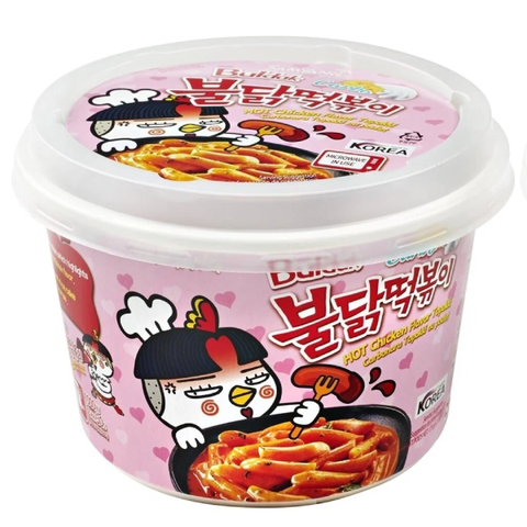 Токпокки со вкусом острой курицы в соусе карбонара Samyang, 179 гр