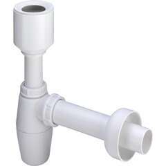 Сифон Viega, для мойки и писсуара, бутылочный, манжетное уплотнение, отвод 40 мм 112271