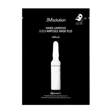 Тканевая маска для глубокого увлажнения JMsolution Water Luminous S.O.S. Ampoule Mask Plus Black