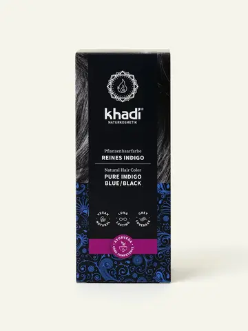 ИНДИГО натуральная краска для волос Khadi Naturprodukte, 100 гр