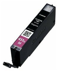 Картридж CANON CLI-451XL M пурпурный, увеличенной емкости