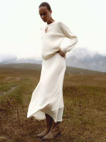 Юбка ALESSANDRA, молочный