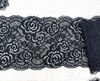 Кружево стрейч, ш. 13,5 см, чёрный