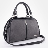 Сумка Саломея 257 македония серый + черный