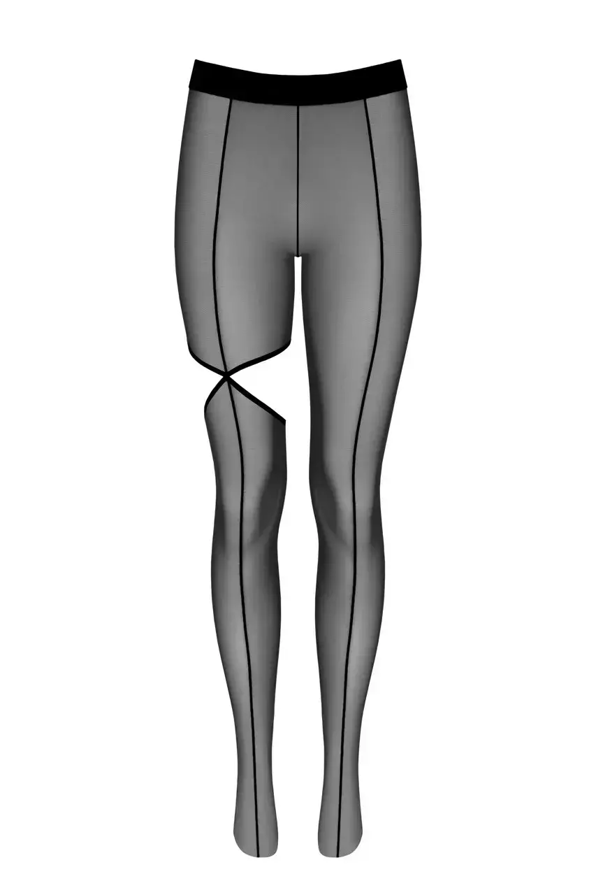 Лосины - чулки черные