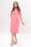 Платье для беременных 16014 розовый