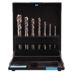 Набор метчиков машинных M3 -M12 HSSE DIN371/376 (Винт., C/2-3P, R35) 7пр Volkel 47817