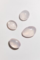 Розовый кварц джиразоль палмстоун